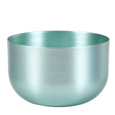 China Amazon Hot Sale Cup-in-Cup Candle Holder Decoration Light Green Aluminum Candle Bowl Shining Luxury Ship for sale