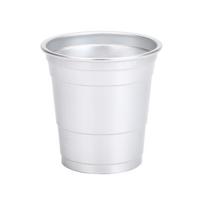 Κίνα Contemporary High Quality Disposable Single Wall Aluminum Cup 200ml 7oz Aluminum Coffee Cup Custom Printed Aluminum Cups προς πώληση