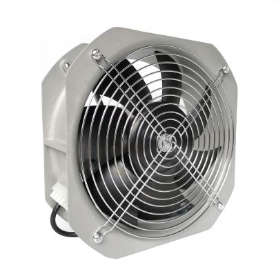 China Inverter DC Fan 12v 24v 48v 200mm 22580 Industrial Axial Fan Ventilation Metal Square Frame 0-10v/pwm FREE Standing Speed ​​Control for sale