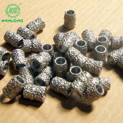 China All Kinds Of Diamond Marble Marble Vacuum Welded Wire Saw Beads For Marble Granite Diamond Wire Saw Stone Cutter for sale