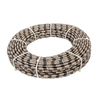 China High Efficiency Diamond Fast Cutting Wire Saw for Stone: Granite Marble Wire Cutting with Sintered Wire Saw Bead for sale