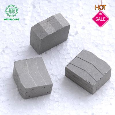 China Granite cuting fast cutting WANLONG Multidisc granite segment with big diamond size 24x7.4/6.6x13mm in 5.5mm blank hot sale for sale