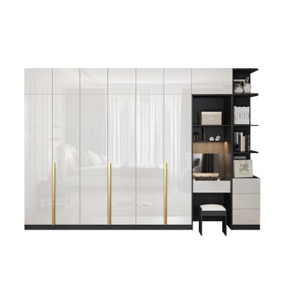 China (Others)Adjustable Modern Bedroom Furniture Customize Wooden Wardrobe Walk In Closet for sale