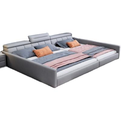 China (Others)Adjustable Bedroom Furniture Sets Fabric Bed Upholstered Beds For Family for sale