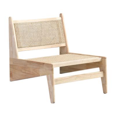 China Nordic Adjustable Solid Wood Cafe Chair Cane (Others) Rattan Wooden Dining Chairs for sale