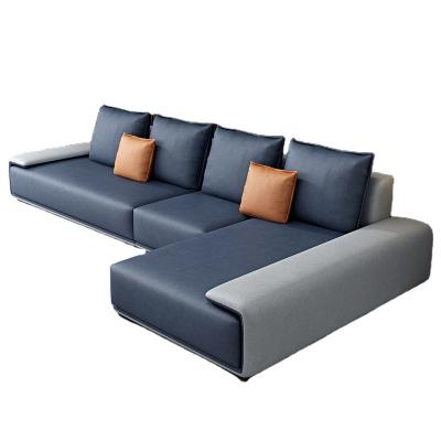 China (Others)High Quality Modern Furniture Adjustable L Shape Sectional Living Room Sofa Set Living Room Sofa Set for sale