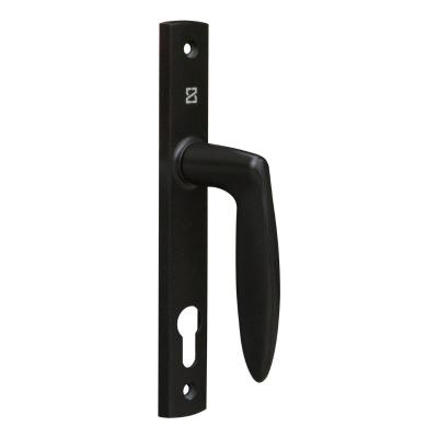 China Morden Modern Aluminum Door Handle Lock For Glass Wooden Door Handle And Door Window Black Customized Te koop