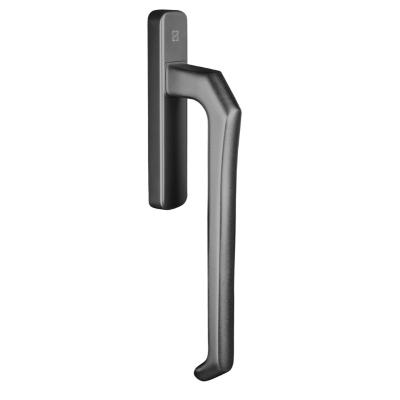 중국 New Design OEM Door Modern Interior Aluminum Door Handle Dark Gray Door And Window Level Handles 판매용