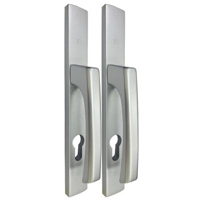 China Morden door handles hotel villa door modern home door lock aluminum handle window handle silver zu verkaufen