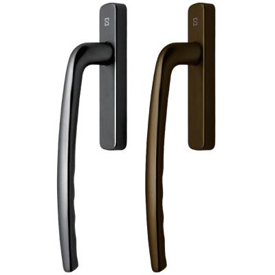 중국 OEM Morden Modern Single Door Handle Aluminum Door And Window Tier Handles For Home Villa Hotel Silver Brown 판매용