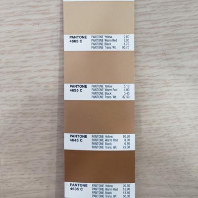 China Tinta de Chrome de la tinta del oro del efecto del espejo de la impresión de la pantalla de Pantone 4655C para el plástico de cristal en venta