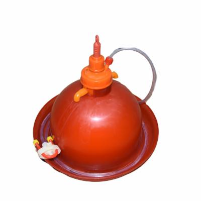 China Large Capacity Chicken Red Color Plastic Plasson Chicken Drinkers For Poultry Animals With Best Price for sale