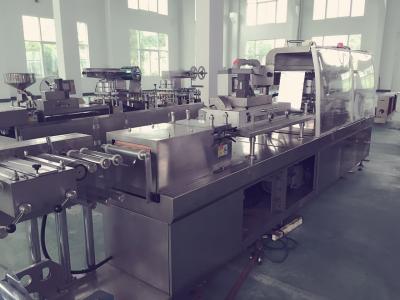 China Van de de Blaarverpakking van het hoge snelheidsvoedsel van de de Machine Kauwgom de Verpakkende Machine van pvc Te koop