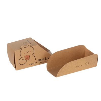 China LOKYO Packaging Paper Drawer Box Sandwich Hamburger Box Disposable Biodegradable Food Packaging Bakery Boxes for sale