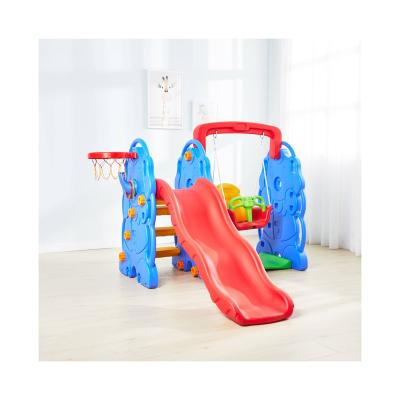 China Factory Supply Plastic Kids Swing Outdoor Slide Playground For Kids for sale