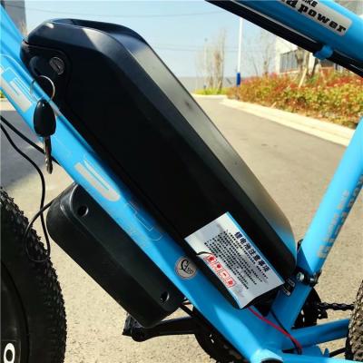 China Aluminum Alloy Electric Bicycle Battery 36V/ 48V/52V Lithium Battery E-Bike Battery Pack Electric Bicycles Battery with Charger for sale