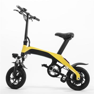 China Europe warehouse 36v 250w mini brushless motor 12 inch pneumatic tire e-bike e-bike scooter electric bike for sale