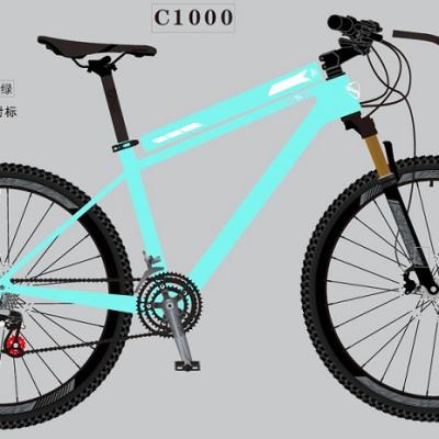 China Aluminum Alloy 48v 500w Electric Mountain Bike Ebike 10.4ah Lithium Battery 31-50kmh for sale