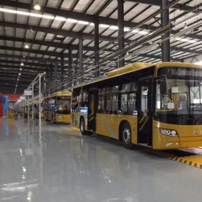 China Customized Land Line Chinese Passenger Bus Conveyor Roller Line Conveyor Belt 68m for sale