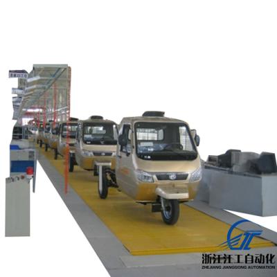 China motor bike car tricycle/customized motorcycle/electric bicycle assembly line production line conveyor to product line for sale