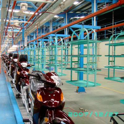 China motor bike car tricycle/customized motorcycle/electric bicycle assembly line production line conveyor to product line for sale