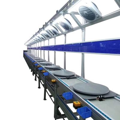 China As demand hot assembly line 20m new china johnskung dehumidifier conveyor roller production conveyor project for sale