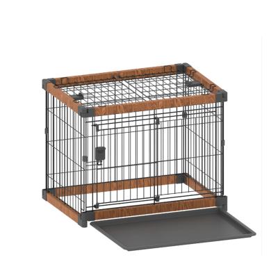 China Breathable Super Large Adjustable Folding Dog Cage Kennel House For Puppy for sale