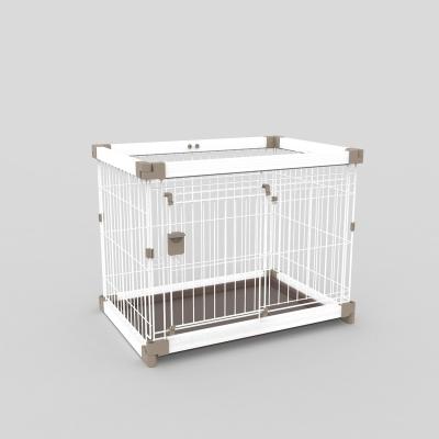 China Breathable Super Large Adjustable Folding Dog Cage Kennel House For Puppy for sale