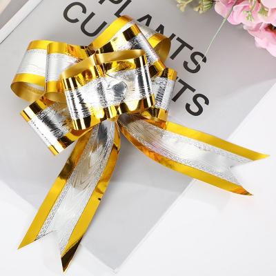 China New pp. Competitive Gift Wrap Christmas Wedding Car Decoration Butterfly Ribbon Draw Bow Pull String Ribbon Bow for sale