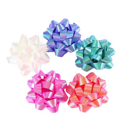 China Free Samples China Wholesale Stability Wedding Christmas Party Decoration Bows Multicolor Stars Bows Ribbon Bows for sale