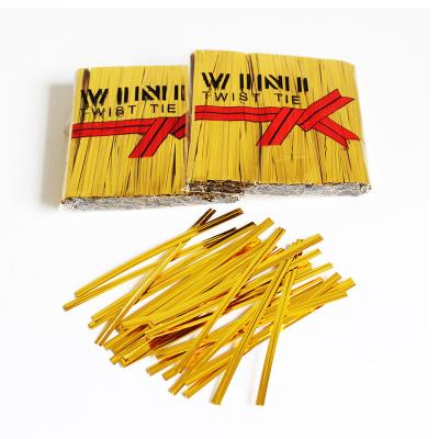 China Stability 2021 wholesale competitive price metal wire plastic coated metal twist ties for food bags for sale