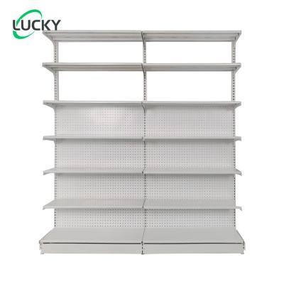 China Modern Leke Library Book Metal Display Racks Convenience Store Grocery Bathroom Shower Stacking Racks Book Shelves for sale