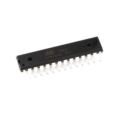 China Standard New Original In Stock ATMEGA8L-8PU 8-bit microcontroller 8K flash DIP-28 Electronic components integrated chip IC BOM supplier for sale