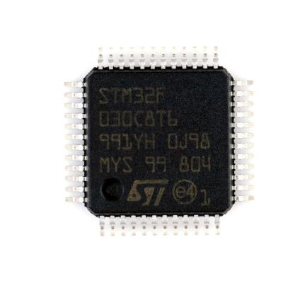 China Standard New Original In Stock STM32F030C8T6 microcontroller 32-bit CORTEX-M0 48MHZ LQFP- 48 Electronic components integrated chip IC BOM for sale