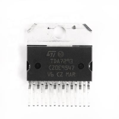 China Standard New Original In Stock TDA7293 ZIP-15 chip audio amplifier 120V 100W Electronic components integrated chip IC BOM supplier for sale