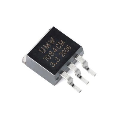 China Standard New Original In Stock UMW AMS1084CM-3.3 TO-263-3L Output 3.3V/5A Low dropout Linear Regulator Chip Electronic components IC BOM for sale