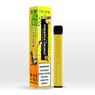 China Ravape Puff Plus 800 Puffs Bar Disposable Pen Pod 550mAh Pineapple Coconut for sale