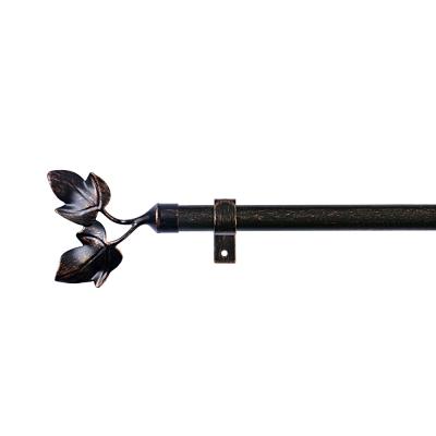 China Durable Hardware Iron Curtain Rod Set Simple Style Curtain Pole Home Decor Curtain Rods for sale