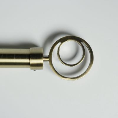 China 6/8“ het Messingsgordijn Finials van de Aluminiumlegering voor Decoratief Huis Te koop