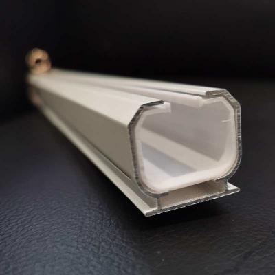 China Nano 25mm Square Curtain Rail Tracks Wall Mounted for sale