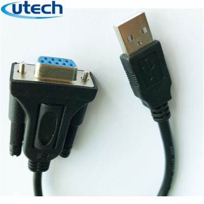 China 2021 Product of COMPUTER USB 2.0 to RS232 DB9 Female Serial Adapter Cable Supports Win Dows 10, 8, 7, Mac, Linux for sale