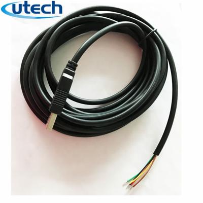 China COMPUTER FTDI Chip , USB RS232 Wire End 3 Core Cable for sale