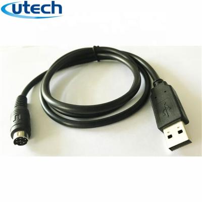 China Original COMPUTER FTDI Chipset USB To Serial 8 Pin DIN Cable for sale