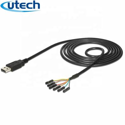 China COMPUTER FTDI chip USB to 5v TTL serial cable customized TTL-232R-RPI compatible debug and programming cable for sale