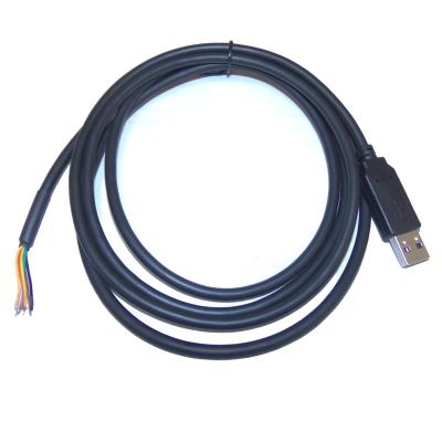 China COMPUTER ftdi ft232r usb uart TTL 5v wire end adapter cable for flash cable ttl-232r-5v-we for sale