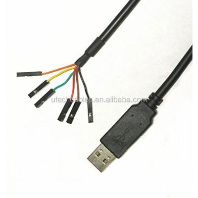 China COMPUTER TTL-232R-3V3 Cable USB to TTL Converter Serial Cable FTDI USB TTL Cable for sale