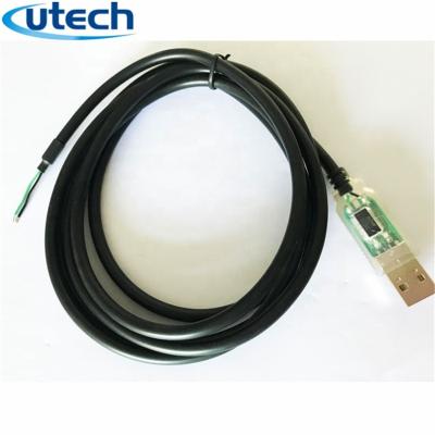 China FTDI COMPUTER chipset usb rs485 to wire open end cable 3 core wire for sale