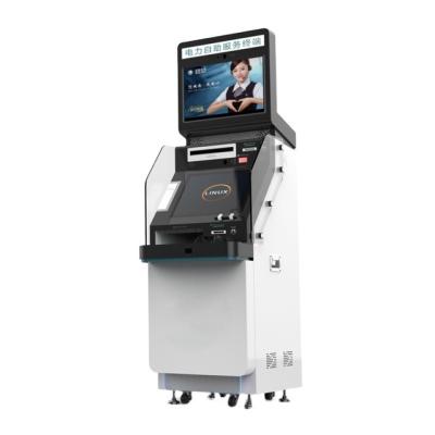 China 19 Inch Touch Screen Kiosk Bill Payment Kiosk Mobile Dual Telecom Top Up Cash Payment for sale