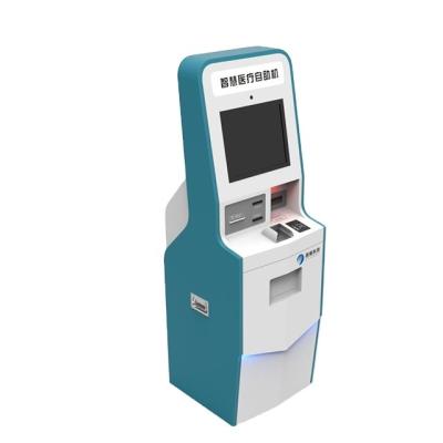 China School Ticket Kiosk With A4 Printer Kiosk School Kiosk Card Dispenser for sale