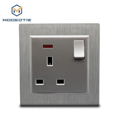 China Versatile On Off 1 Gang 1 Way Wall Light Switch 1 Gang Single Gang BS UK Electrical Wall Switch for sale